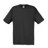 Black cotton promotional t-shirt for custom printing, embroidery and corporate branding