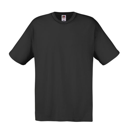 Black cotton promotional t-shirt for custom printing, embroidery and corporate branding