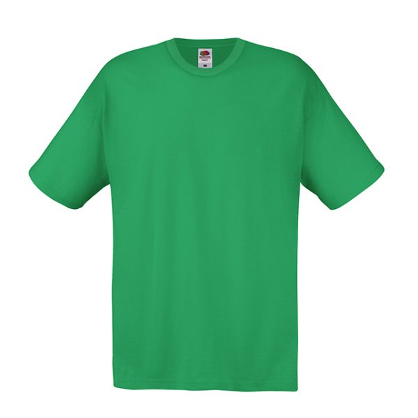 Kelly green cotton promotional t-shirt for custom printing, embroidery and corporate branding