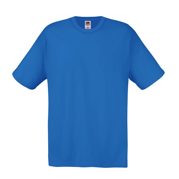 Royal blue cotton promotional t-shirt for custom printing, embroidery and corporate branding