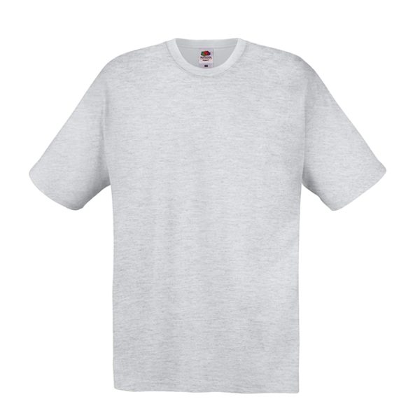 Heather grey cotton promotional t-shirt for custom printing, embroidery and corporate branding