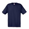 Deep navy cotton promotional t-shirt for custom printing, embroidery and corporate branding