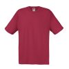 Brick red cotton promotional t-shirt for custom printing, embroidery and corporate branding