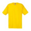 Bright yellow cotton promotional t-shirt for custom printing, embroidery and corporate branding