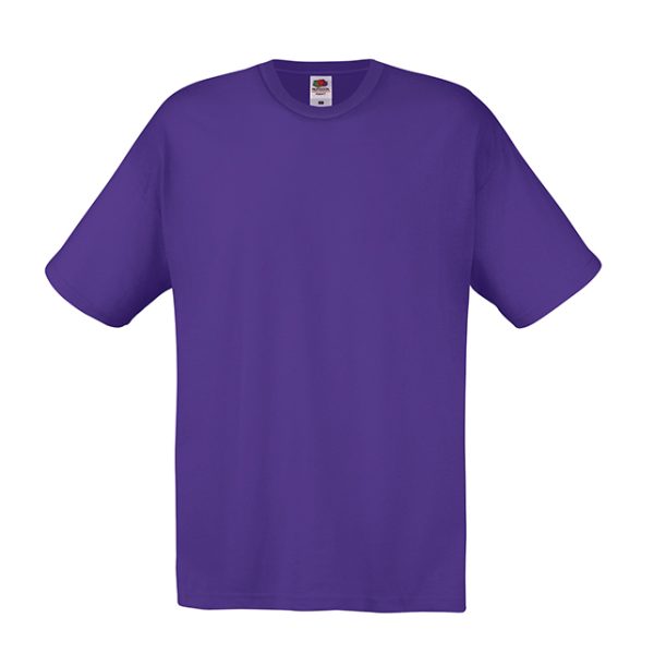 Purple cotton promotional t-shirt for custom printing, embroidery and corporate branding