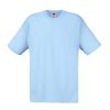 Sky blue cotton promotional t-shirt for custom printing, embroidery and corporate branding