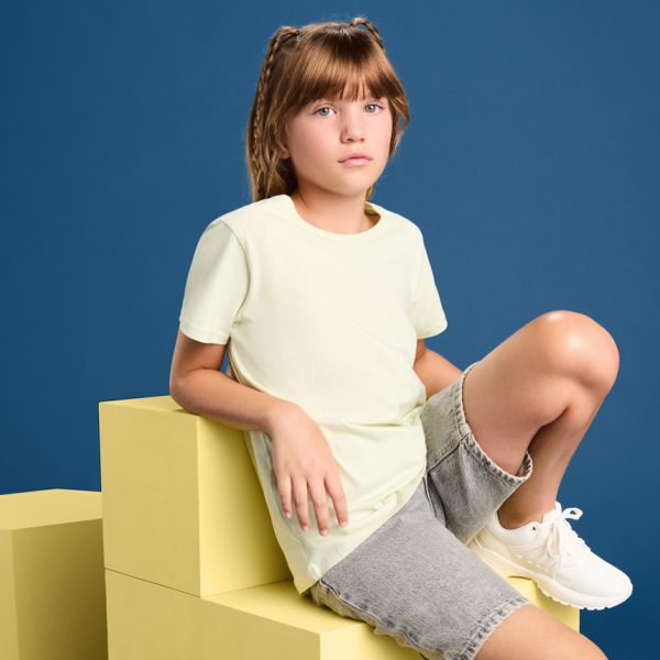 detska-kremava-teniska-organichen-pamuk-za-uniformi-i-pechat Kids cream organic cotton t-shirt suitable for school uniforms camps creative activities custom printing and everyday children's clothing
