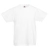 Kids white cotton t-shirt for custom printing, embroidery and promotional branding, 145 g/m²