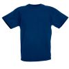 Kids navy blue cotton t-shirt for custom printing, embroidery and promotional branding, 165 g/m²