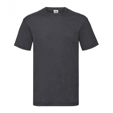 Kids dark heather grey cotton t-shirt for custom printing, embroidery and promotional branding, 165 g/m²