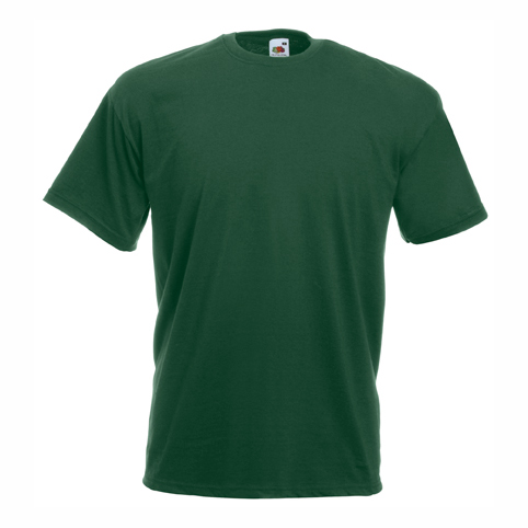 Heavy cotton bottle green t-shirt for custom printing, embroidery and corporate branding, 165 g/m²