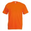 Heavy cotton orange t-shirt for custom printing, embroidery and corporate branding, 165 g/m²