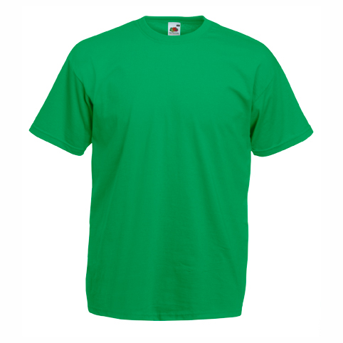 Heavy cotton kelly green t-shirt for custom printing, embroidery and corporate branding, 165 g/m²