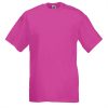 Heavy cotton fuchsia t-shirt for custom printing, embroidery and corporate branding, 165 g/m²