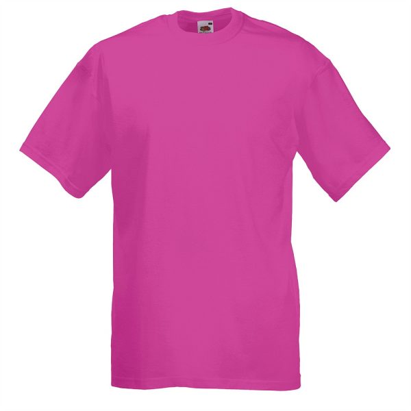 Heavy cotton fuchsia t-shirt for custom printing, embroidery and corporate branding, 165 g/m²