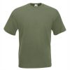 Heavy cotton olive green t-shirt for custom printing, embroidery and corporate branding, 165 g/m²