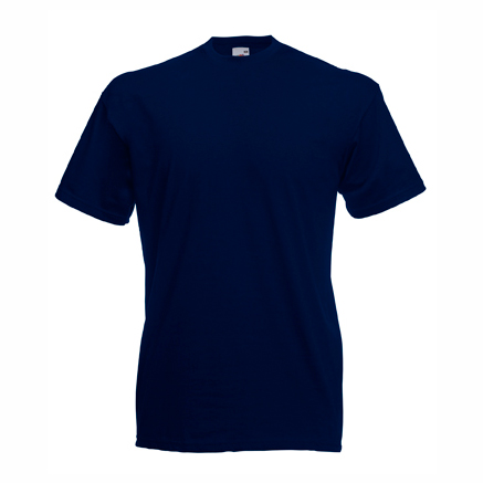 Heavy cotton deep navy t-shirt for custom printing, embroidery and corporate branding, 165 g/m²