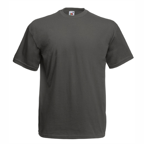 Heavy cotton graphite grey t-shirt for custom printing, embroidery and corporate branding, 165 g/m²