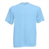 Heavy cotton sky blue t-shirt for custom printing, embroidery and corporate branding, 165 g/m²