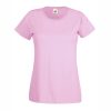 Women's light pink cotton t-shirt with fitted silhouette for custom printing, embroidery and promotional branding, 165 g/m²