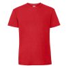 premium-chervena-teniska-195g-za-pechat-i-brandirane Premium heavyweight red cotton t-shirt for custom printing, embroidery and corporate branding, 195 g/m²