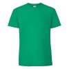 premium-yarkozelena-teniska-195g-za-pechat-i-brandirane Premium heavyweight kelly green cotton t-shirt for custom printing, embroidery and corporate branding, 195 g/m²