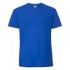 premium-sinya-teniska-195g-za-pechat-i-brandirane Premium heavyweight royal blue cotton t-shirt for custom printing, embroidery and corporate branding, 195 g/m²