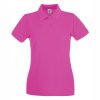 damska-fuchsia-polo-teniska-100-pamuk-za-brandirane Дамската поло тениска в цвят Light Pink е изработена от 100% висококачествен памук, който осигурява мекота, отлична въздухопропускливост и комфорт през целия ден. Естествената памучна материя е приятна на допир, устойчива на ежедневно носене и подходяща за професионално работно облекло. Класическата поло яка с копчета и елегантната дамска кройка създават стилна и представителна визия. Нежният цвят Light Pink придава свежо и приветливо излъчване, което го прави отличен избор за фирмени униформи в козметични и медицински центрове, салони за красота, хотели, рецепции, магазини, промоционални събития и корпоративни екипи. Памучната материя е отлична основа за персонализиране чрез ситопечат, DTF печат, DTG директен дигитален печат, трансферен печат и висококачествена машинна бродерия. Лога, фирмени надписи и рекламни дизайни се отличават с наситени цветове, висока прецизност и отлична устойчивост при многократно пране. Тази дамска поло тениска е практично решение за фирмено облекло, корпоративни униформи, рекламни кампании и персонализирани работни дрехи. Благодарение на състава от 100% памук тя предлага оптимален комфорт, дълготрайност и професионална визия, която представя вашия бранд по стилен и запомнящ се начин.
