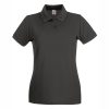 damska-light-graphite-polo-teniska-100-pamuk-za-brandirane Women's Light Graphite 100% cotton polo shirt for corporate workwear, branding, embroidery, DTF printing and promotional clothing.