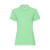 damska-neo-mint-polo-teniska-100-pamuk-za-brandirane Women's Neo Mint 100% cotton polo shirt for corporate workwear, branding, embroidery, DTF printing and promotional clothing.
