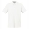 mazhka-byala-polo-teniska-100-pamuk Men's white cotton polo shirt made from 100% cotton budget polo suitable for workwear, promotional clothing and custom printing