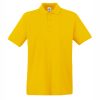 mazhka-slanchevo-zhalta-polo-teniska-100-pamuk Men's sunflower yellow cotton polo shirt made from 100% cotton budget polo suitable for promotional clothing, printing and workwear