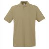mazhka-khaki-polo-teniska-100-pamuk Men's khaki cotton polo shirt made from 100% cotton budget polo suitable for workwear, promotional clothing and custom printing