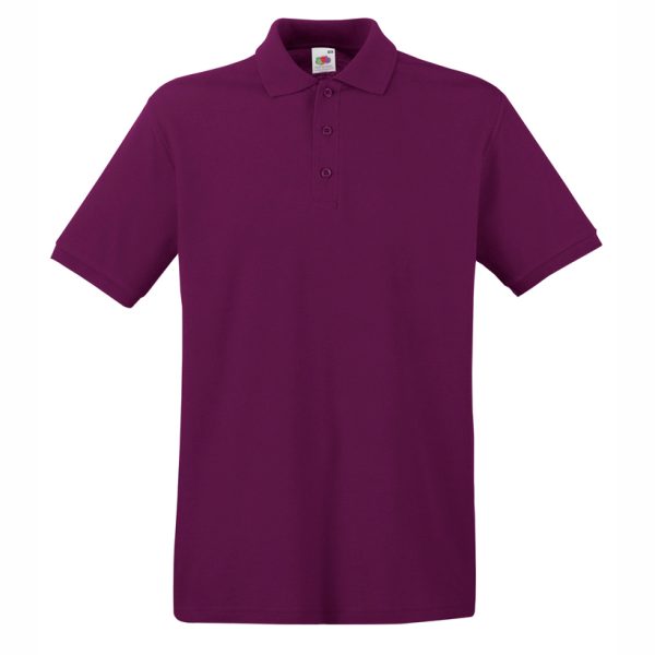 mazhka-bordo-polo-teniska-100-pamuk Men's burgundy cotton polo shirt made from 100% cotton budget polo suitable for printing, workwear and promotional clothing