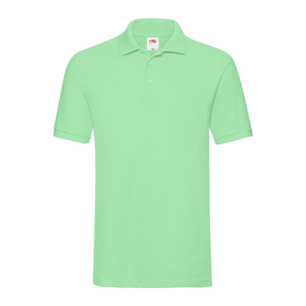 mazhka-mint-polo-teniska-100-pamuk Men's neo mint cotton polo shirt short sleeve budget polo shirt made from 100% cotton suitable for printing and corporate clothing