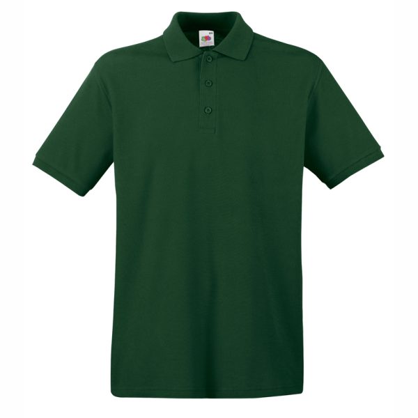 mazhka-tamnozelena-polo-teniska-100-pamuk Men's forest green cotton polo shirt short sleeve budget polo shirt made from 100% cotton suitable for printing and corporate clothing