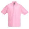 detska-light-pink-polo-teniska-s-yaka-60-pamuk-40-poliester Kids' Light Pink polo shirt with collar made from 60% cotton and 40% polyester for school uniforms, embroidery, custom printing and team apparel.