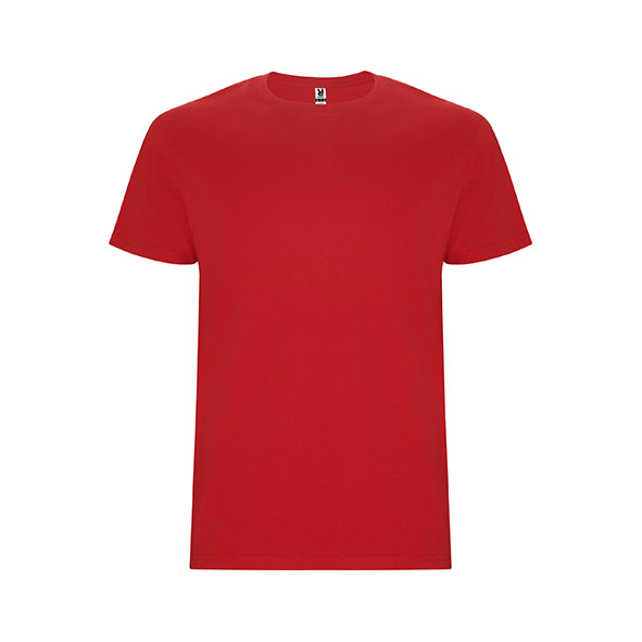 premium-chervena-teniska-190g-za-pechat-i-brandirane Premium red cotton t-shirt 190 g/m² for custom printing, embroidery and corporate branding