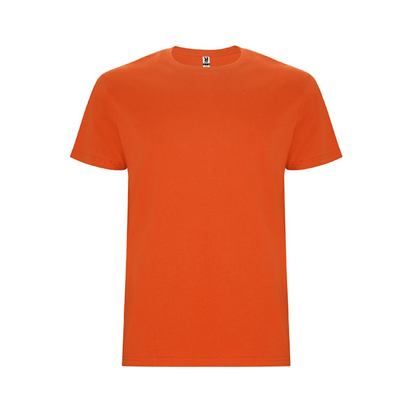 premium-oranzheva-teniska-190g-za-pechat-i-brandirane Premium orange cotton t-shirt 190 g/m² for custom printing, embroidery and promotional branding
