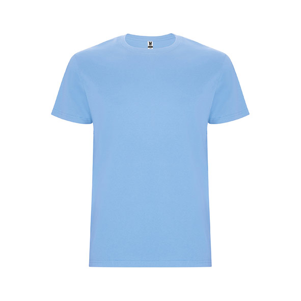 premium-nebesnosinya-teniska-190g-za-pechat-i-brandirane Premium sky blue cotton t-shirt 190 g/m² for custom printing, embroidery and promotional branding