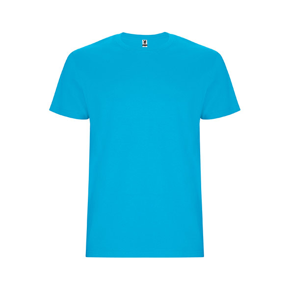premium-azure-blue-teniska-190g-za-pechat-i-brandirane Premium azure blue cotton t-shirt 190 g/m² for custom printing, embroidery and promotional branding