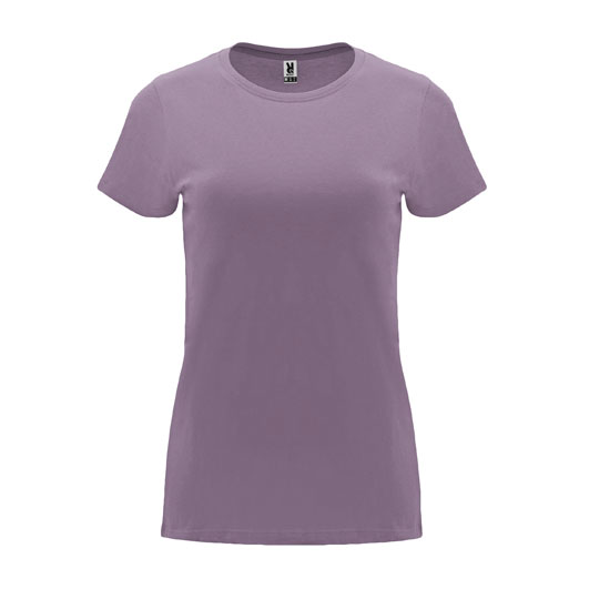 damska-lavender-teniska-170g-100-pamuk-za-pechat-i-brandirane Women's cotton t-shirt in lavender 170 g/m² made from 100% cotton for custom printing, promotional clothing and corporate branding