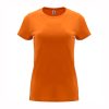 damska-oranzheva-teniska-170g-100-pamuk-za-pechat-i-brandirane Women's cotton t-shirt in orange 170 g/m² made from 100% cotton for custom printing, promotional clothing and corporate branding