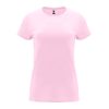 damska-svetlorozova-teniska-170g-100-pamuk-za-pechat-i-brandirane Women's cotton t-shirt in light pink 170 g/m² made from 100% cotton for custom printing, promotional clothing and corporate branding