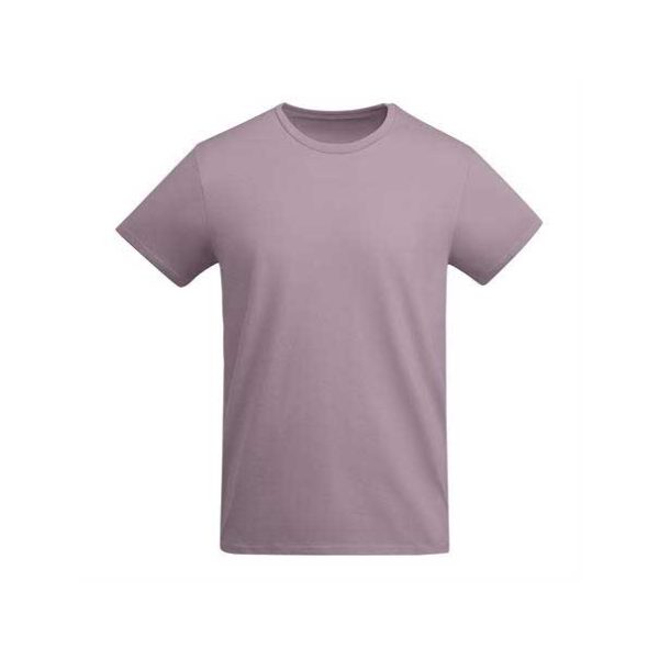 detska-lilava-teniska-organichen-pamuk-za-uniformi-i-pechat Kids lavender organic cotton t-shirt suitable for school uniforms camps creative activities custom printing and everyday children's clothing