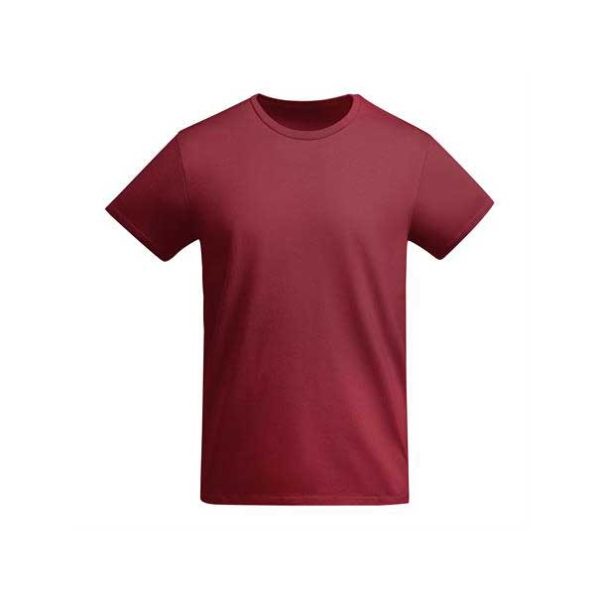 detska-bordo-teniska-organichen-pamuk-za-uniformi-i-pechat Kids burgundy organic cotton t-shirt suitable for school uniforms sports activities events custom printing and everyday children's clothing