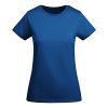 Women's royal blue organic cotton t-shirt 175 g/m² premium quality made from 100% organic cotton for custom printing branding and promotional apparel
