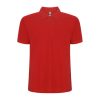 chervena-mazhka-polo-teniska-60-pamuk-40-poliester Red polo shirt with classic collar made from 60 percent cotton and 40 percent polyester blend with a clean and modern design