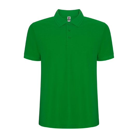 zelena-mazhka-polo-teniska-kelly-green-60-pamuk-40-poliester Kelly green polo shirt with classic collar made from 60 percent cotton and 40 percent polyester blend with a clean and modern design