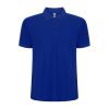 sinya-mazhka-polo-teniska-royal-blue-60-pamuk-40-poliester Royal blue polo shirt with classic collar made from 60 percent cotton and 40 percent polyester blend featuring a clean and modern design